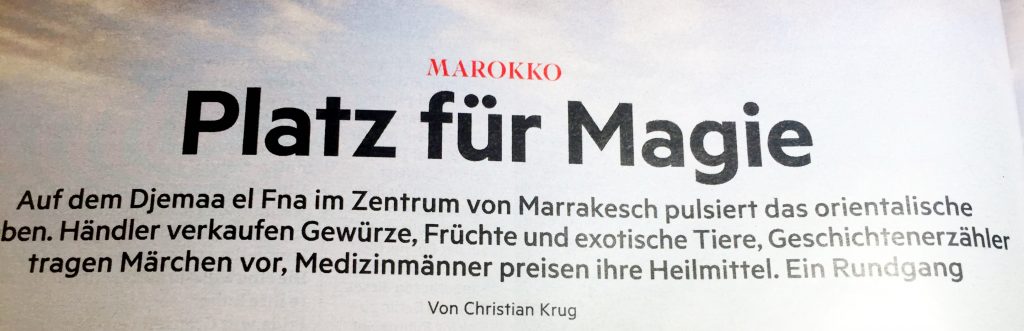 Mein Djema el Fna Enrosadira